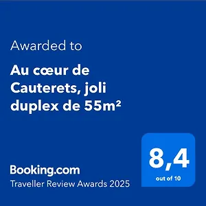 Apartamento Au Coeur De Cauterets, Joli Duplex De 55m², Cauterets